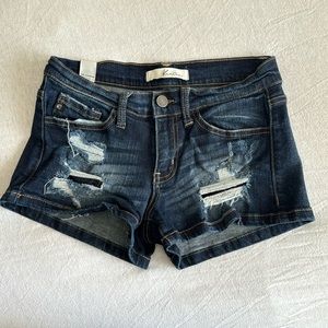 NEW Kancan Lowrise Stretch Shorts sz 25